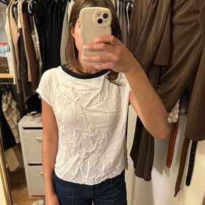 Banana Republic White Blouse